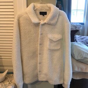 No Boundaries fleece Shacket